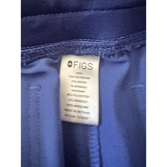 Figs Scrub Pants Size Large Petite Livingston Bottoms Royal Petite - Picture 5 of 14